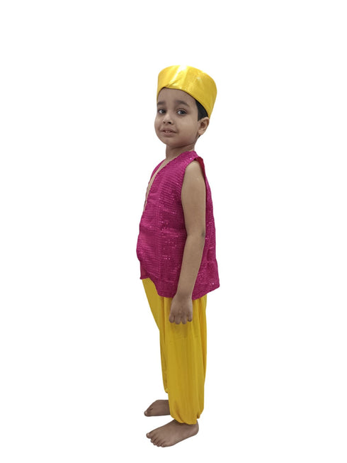 BookMyCostume Aladdin Arabian Boys Western Dance Costume for Boys Kids Costume for School Annual Days